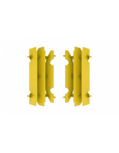 Cache radiateur POLISPORT jaune Suzuki 2