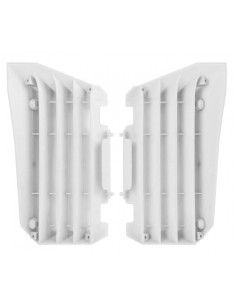 Cache radiateur POLISPORT blanc Yamaha YZ250F/YZ450F 2
