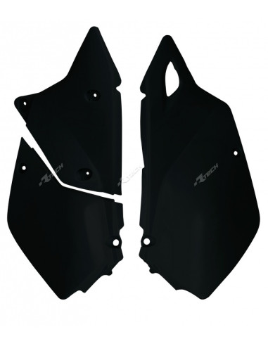 Plaques latérales RACETECH noir