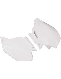 Plaques latérales RACETECH blanc 2