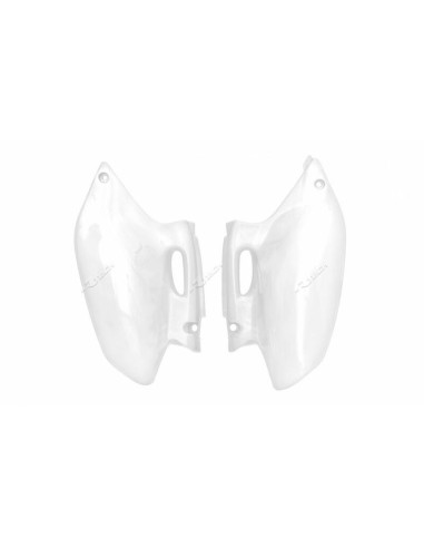 Plaques latérales RACETECH blanc