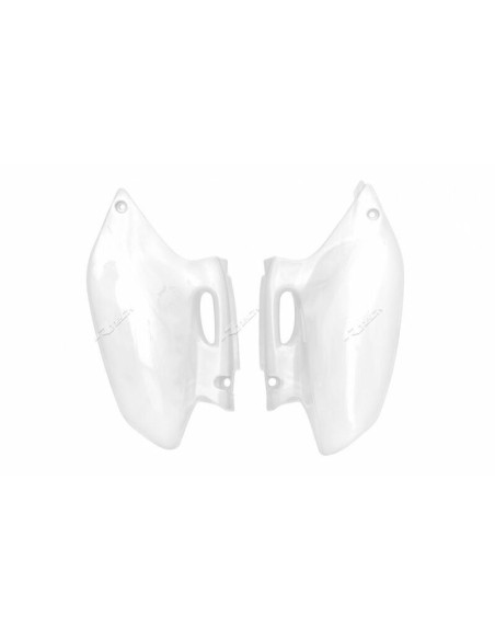 Plaques latérales RACETECH blanc