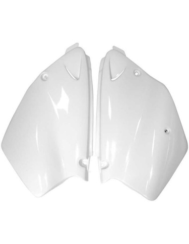 Plaques latérales RACETECH blanc