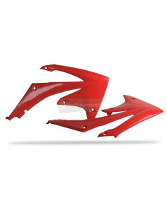 Ouïes de radiateur POLISPORT rouge Honda CRF250R/CRF450R 2