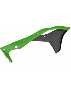 Ouïes de radiateur POLISPORT couleur origine 17 vert/noir Kawasaki KX250F 2