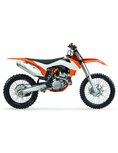 Ouïes de radiateur POLISPORT couleur origine 15 orange/blanc KTM