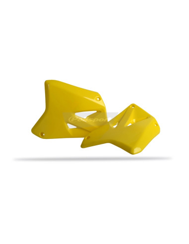 Ouïes de radiateur POLISPORT jaune Suzuki RM125/RM250