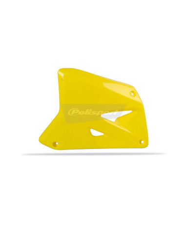 Ouïes de radiateur POLISPORT jaune Suzuki RM85