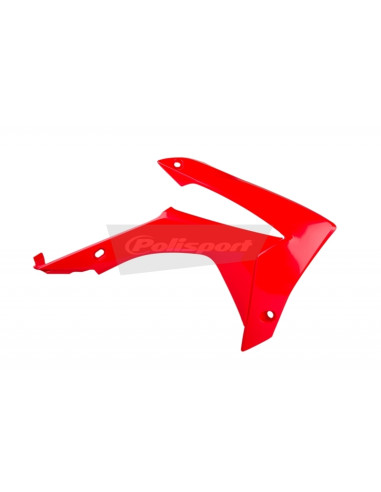 Ouïes de radiateur POLISPORT rouge Honda CRF250R/CRF450R