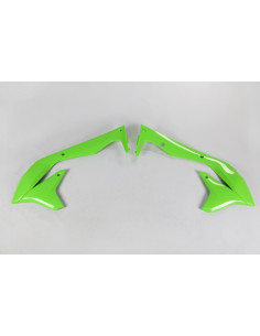 Ouïes de radiateur UFO vert Kawasaki KX450F 2