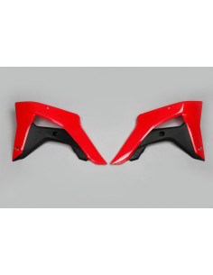 Ouïes de radiateur UFO couleur origine 2017 rouge/noir Honda CRF450RX 2