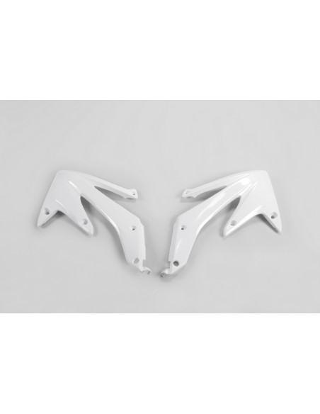 Ouïes de radiateur UFO blanc Honda CRF450R