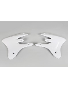 Ouïes de radiateur UFO blanc Yamaha WR250F/450F 2