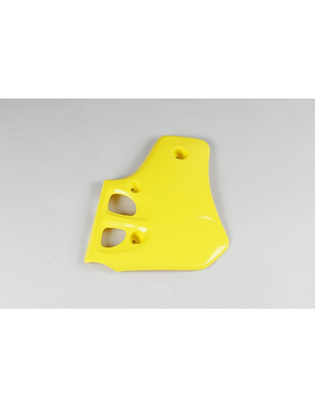 Ouïes de radiateur UFO jaune Suzuki RM80