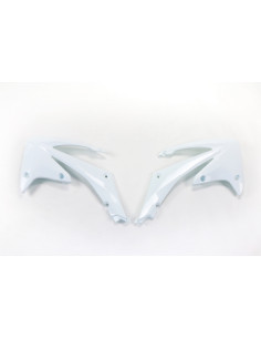 Ouïes de radiateur UFO blanc Honda CRF250R/450R 2