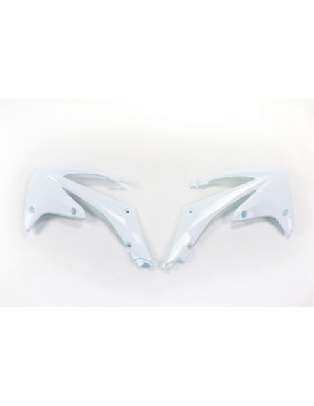 Ouïes de radiateur UFO blanc Honda CRF250R/450R