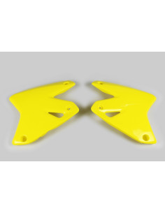 Ouïes de radiateur UFO jaune Suzuki DR-Z400E 2