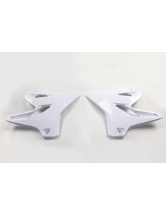 Ouïes de radiateur UFO blanc Yamaha YZ125/250