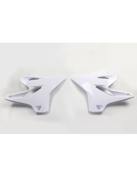 Ouïes de radiateur UFO blanc Yamaha YZ125/250