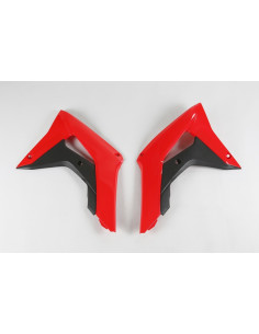 Ouïes de radiateur UFO couleur origine 2017 rouge/noir Honda CRF450R