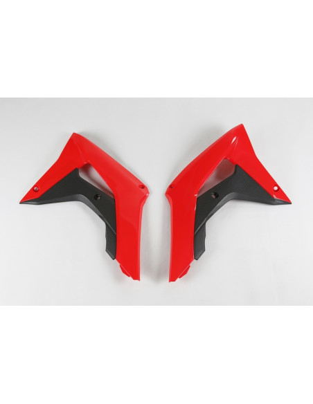 Ouïes de radiateur UFO couleur origine 2017 rouge/noir Honda CRF450R