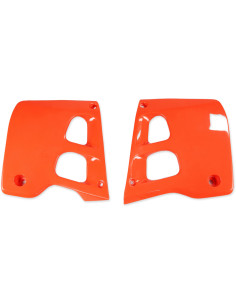 Ouïes de radiateur UFO orange Honda CR125R/250R 2