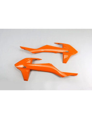 Ouïes de radiateur UFO orange KTM