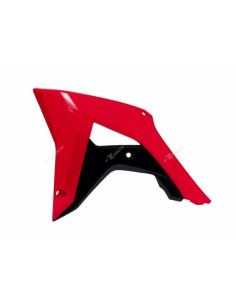 Ouïes de radiateur RACETECH couleur origine (2017) rouge/noir Honda CRF450R 2