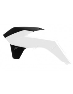 Ouïes de radiateur RACETECH couleur Six Days KTM EXC/EXC-F 125 à 500 2