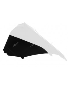 Cache boite à air gauche RACETECH blanc/noir Six Days EXC/EXC-F 2