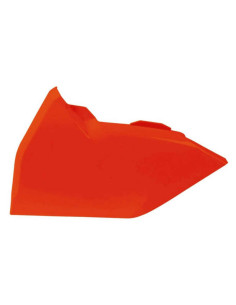 Cache boîte à air gauche RACETECH gauche orange fluo KTM 2
