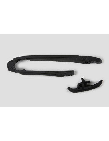 Kit patin de bras oscillant + patin de chaîne inférieur UFO noir KTM