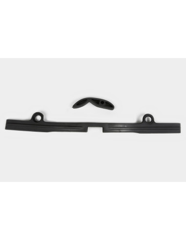 Kit patin de bras oscillant + patin de chaîne inférieur UFO noir KTM SX85