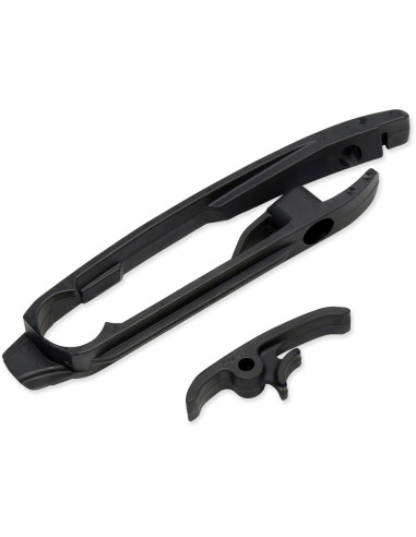 Kit patin de bras oscillant + patin de chaîne inférieur UFO noir KTM/Husqvarna