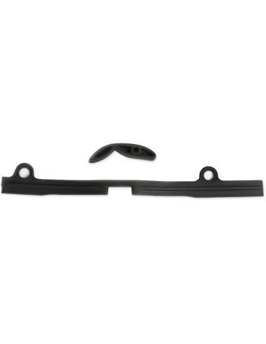 Kit patin de bras oscillant + patin de chaîne inférieur UFO noir KTM