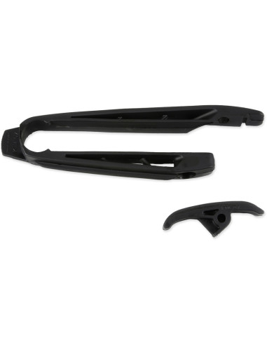 Kit patin de bras oscillant + patin de chaîne inférieur UFO noir KTM