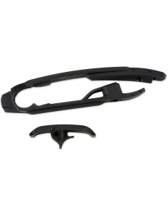 Kit patin de bras oscillant + patin de chaîne inférieur UFO noir KTM