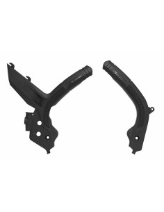 Protège cadre RACTECH bi-matières noir 2