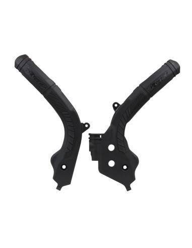 Protège cadre RACTECH bi-matières noir