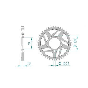 Kit chaine DID  ACIER VOXAN 1000...