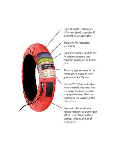 Couvertures chauffantes CAPIT Suprema Spina rouge M/XXL