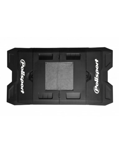 Tapis récupérateur pliable POLISPORT Bike Mat noir