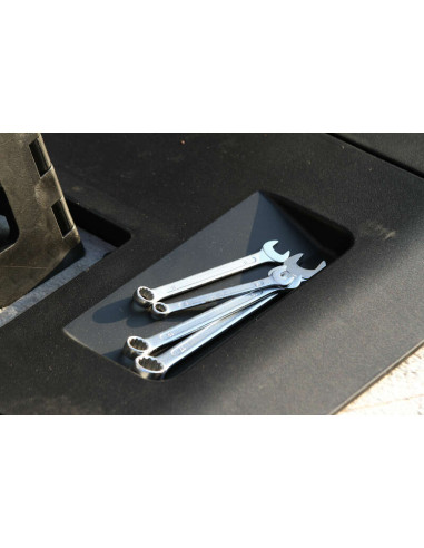 Tapis récupérateur pliable POLISPORT Bike Mat noir