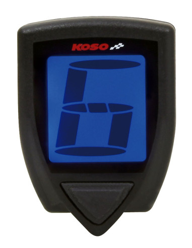 Indicateur de rapport engagé KOSO Super Slim Style universel noir