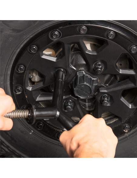 Support de roue de secours KIMPEX universel noir Support de roue de secours KIMPEX universel noir