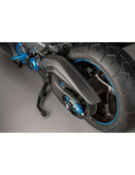 Carter de courroie LIGHTECH carbone mat Carter de courroie LIGHTECH carbone mat