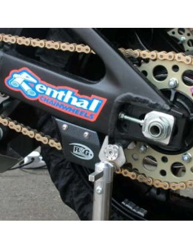 Protège couronne (dent de requin) R&G RACING ABS noir