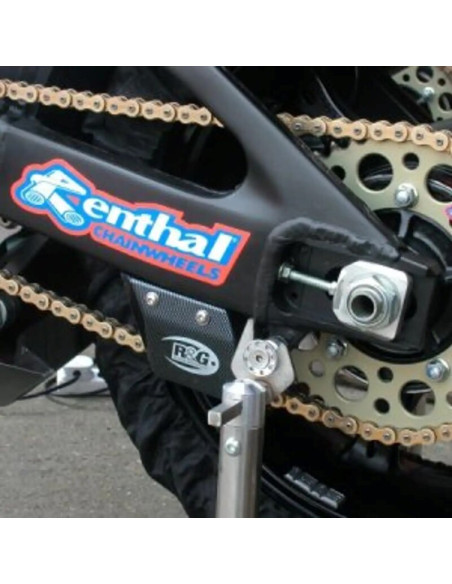 Protège couronne (dent de requin) R&G RACING ABS noir