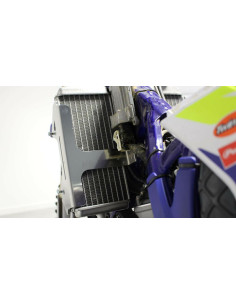 Protections de radiateurs AXP aluminium/noir Sherco