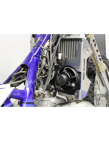 Protections de radiateurs AXP aluminium/noir Sherco Protections de radiateurs AXP aluminium/noir Sherco